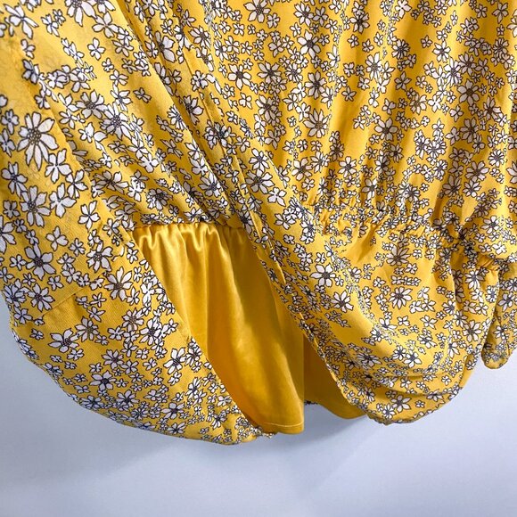 Lane Bryant Floral Print Button-Front Peplum Blouse - Sz 26 - Picture 10 of 10